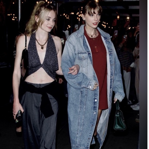 Jackets & Blazers - Denim Blue Jean Jacket Coat Trench Duster Open Long Cardigan like t swift